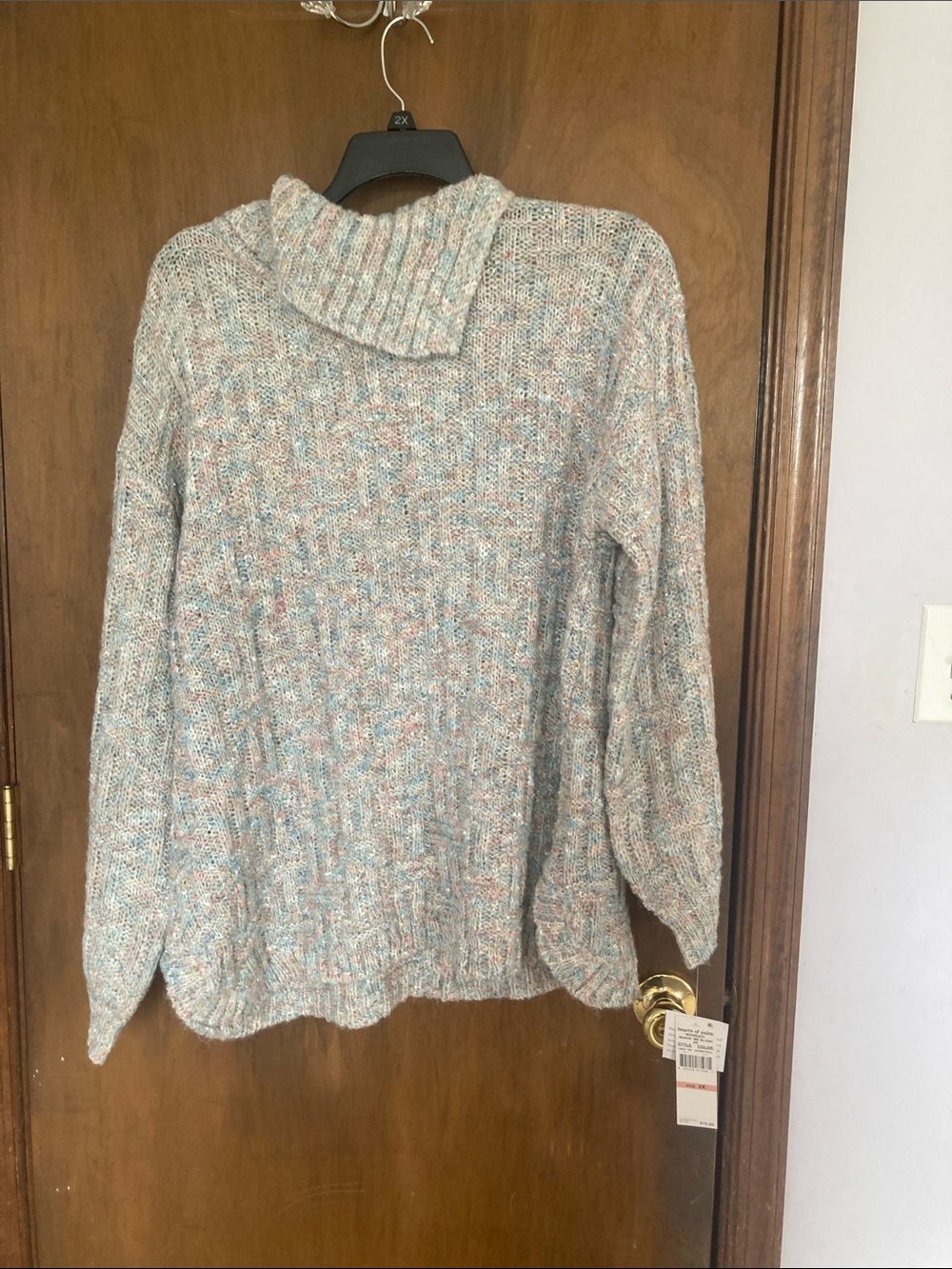 Hearts of Palm multi colored sweater size 2X